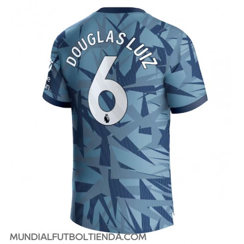 Camiseta Aston Villa Douglas Luiz #6 Tercera Equipación Replica 2023-24 mangas cortas